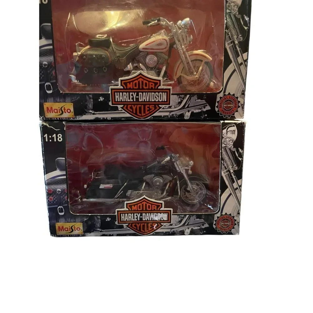 New Harley-Davidson Kids Die Cast Motorcycle Set 1:18 Set of 2
